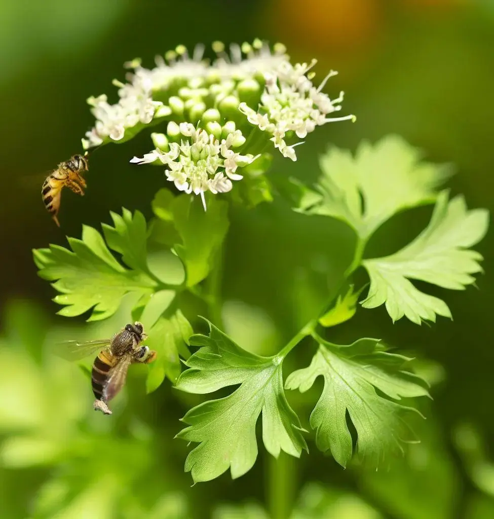 Slow Bolting Coriander (Coriandrum sativum 'Santo')