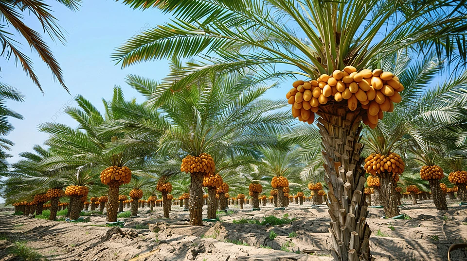 Barhi date palm tree